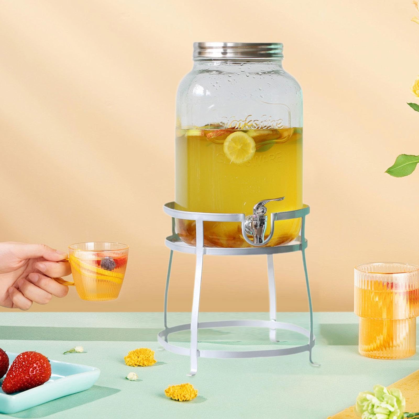 Support de Distributeur de Boissons Stable pour Pichet D'eau En Verre, Distributeur D'eau pour Café