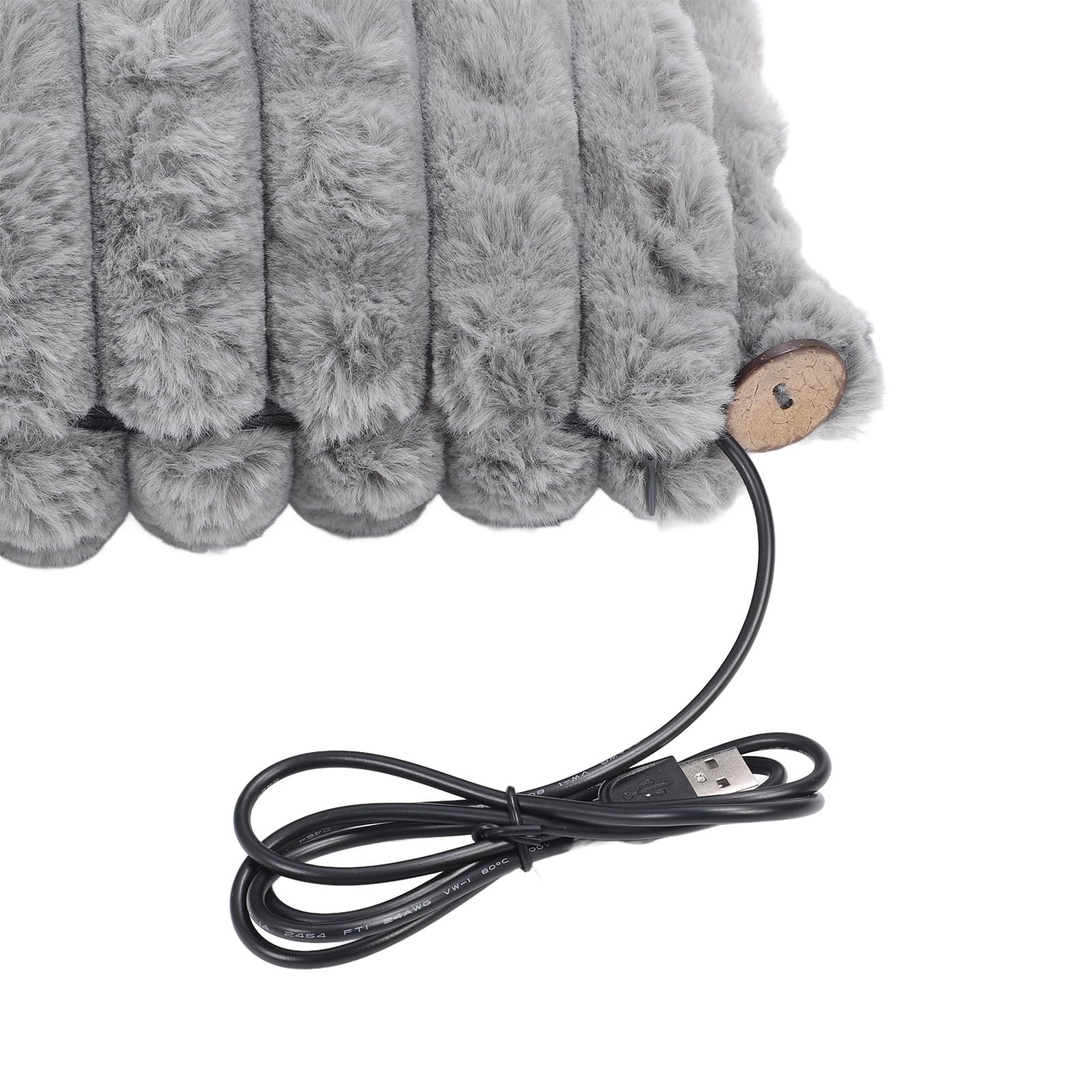 Cuscino di supporto kuuleyn, cuscinetto da peluche riscaldante USB Electric Riscaldamento cuscinetto da divano cuscinetto di supporto per la vita riscaldata da 5 V Cuscino di