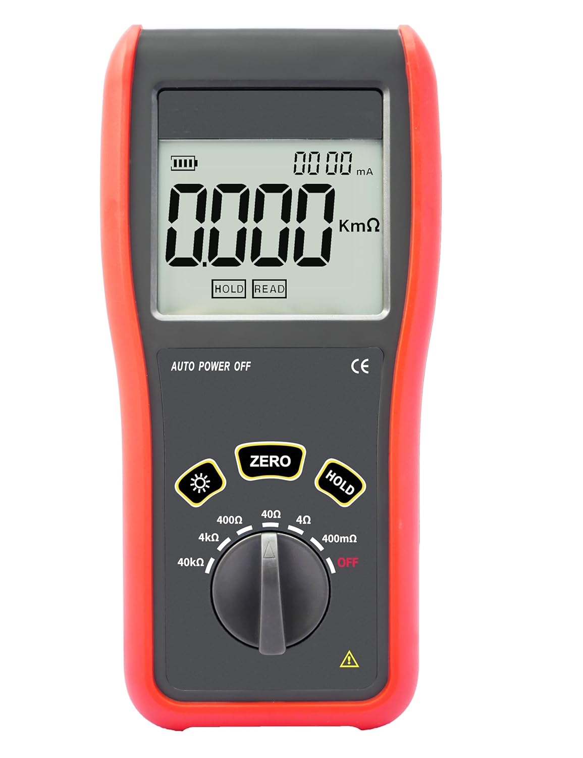Digital Milliohmmeter DC Low Resistance Tester Micro Ohm Meters Ohmmeter with Range 0.1mΩ～40.0kΩ Operating Current 100mA MAX Data Storage 1000 Groups for Measuring The Wire Resistance of Cables