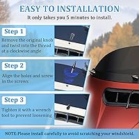 Vista 6 de Pernos de espiga de parabrisas de motocicleta Tornillos para 2014-UP Harley Street Glide Electra Glide Freewheeler negro