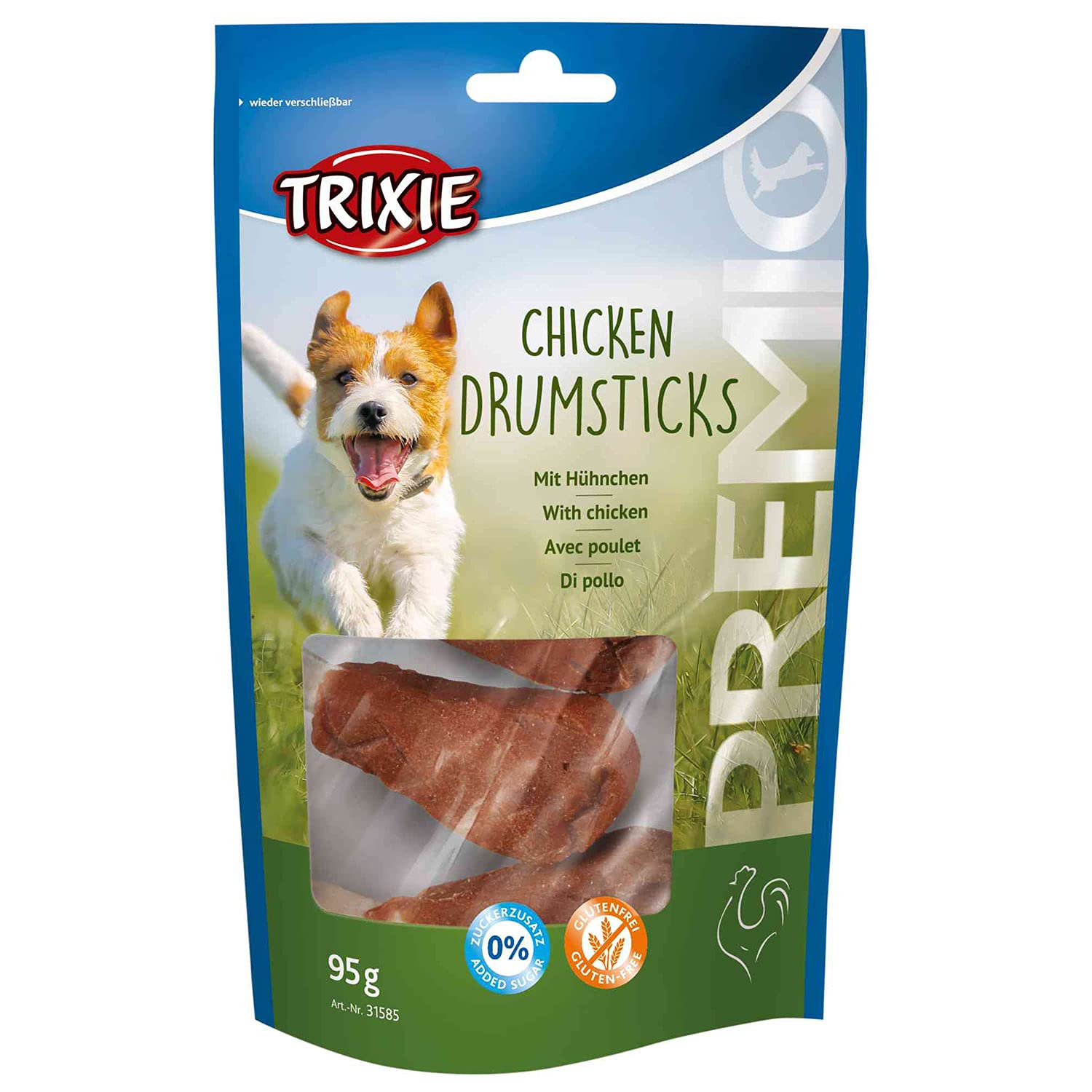 Trixie - Palillos con pollo para perros, 95 gr