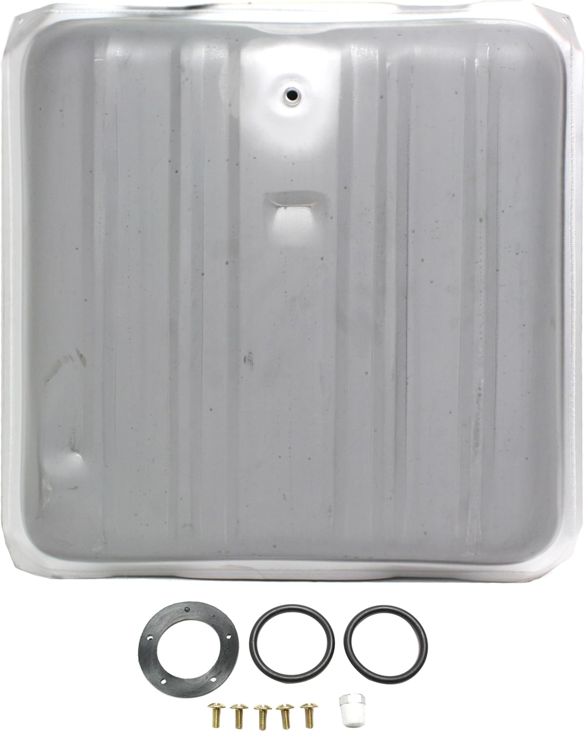 Evan Fischer 16 gallons Fuel Tank Compatible With Chevrolet Bel Air 1957 3.8L 3.9L 4.3L 4.6L GAS Coupe Sedan 25-1/4" x 25" x 8-1/4", Lock Ring Kit Included Replaces # 3737476