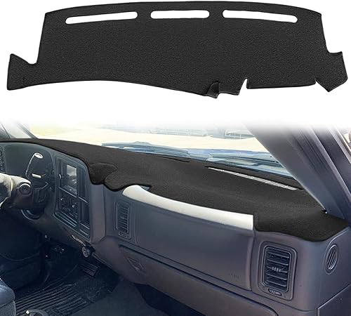 Yiz Alfombrilla para salpicadero a medida para 1999-2006 GMC Sierra/Chevy Chevrolet Silverado, 2000-2006 GMC Yukon XL/Chevy Suburban Tahoe 99-06