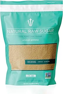 Akenton Natural Raw Cane Sugar, 3 Pound Resealable...