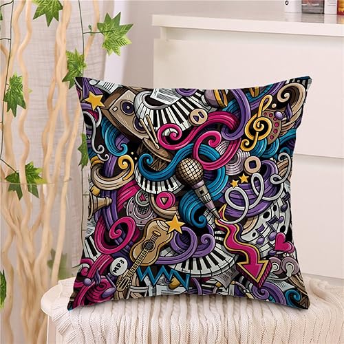 Miniatura 2 de oFloral Funda de almohada decorativa para el hogar, funda de cojín cuadrada para sofá, cama, silla, sofá, decoración de sala de estar, 18 x 18