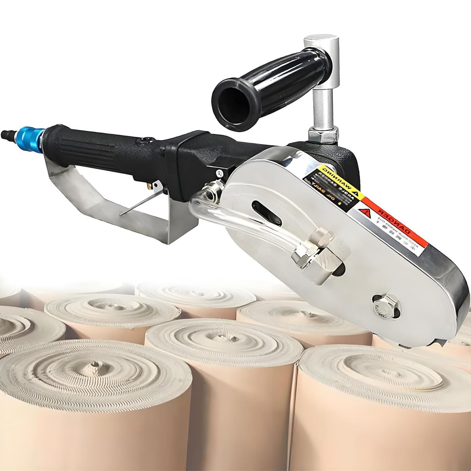 Décapeuse pneumatique 2500 tr/min avec double griffe de 6mm pour carton