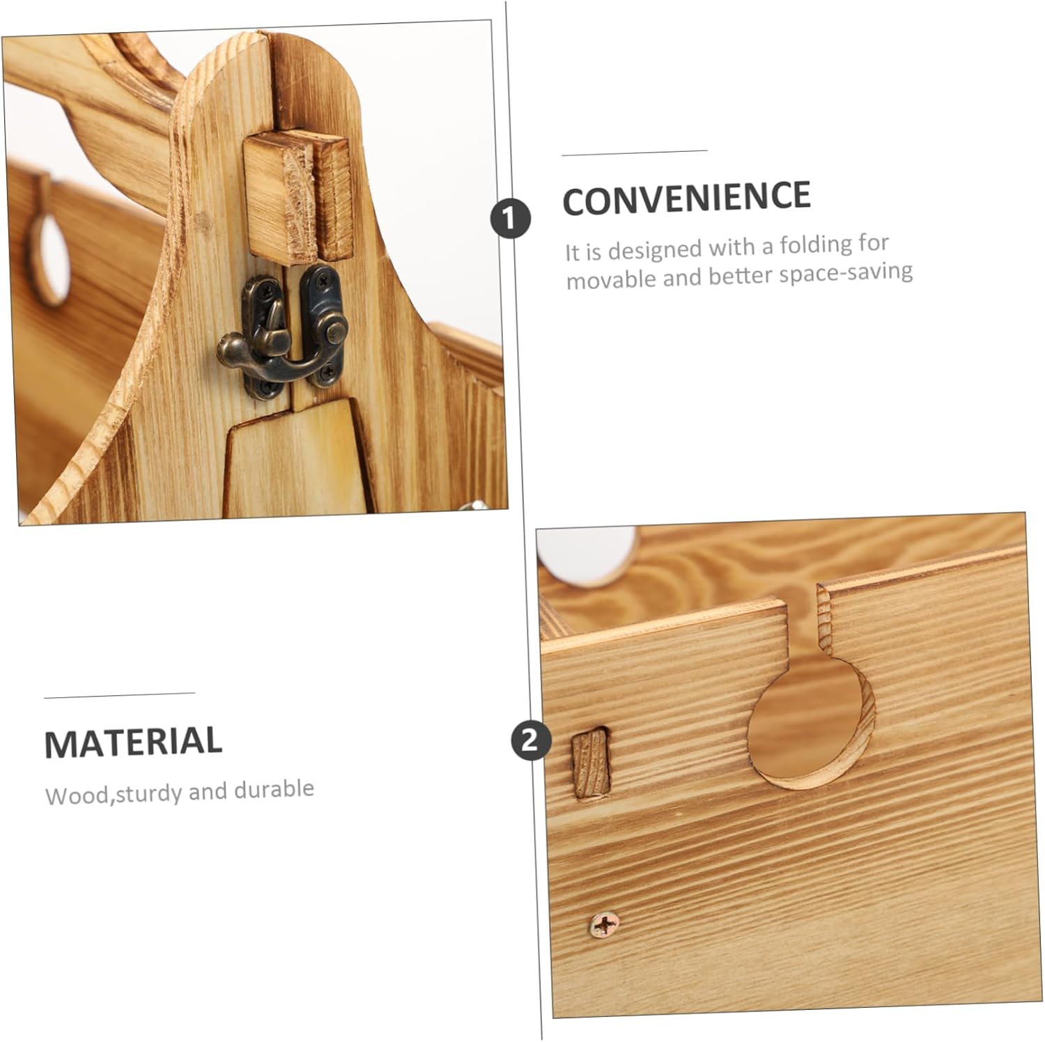 Folding Camping Table Picnic Basket Design Lightweight Outdoor Table for Family Picnics Camping Beach Use Stylish Stable Material Versatile for Indoor