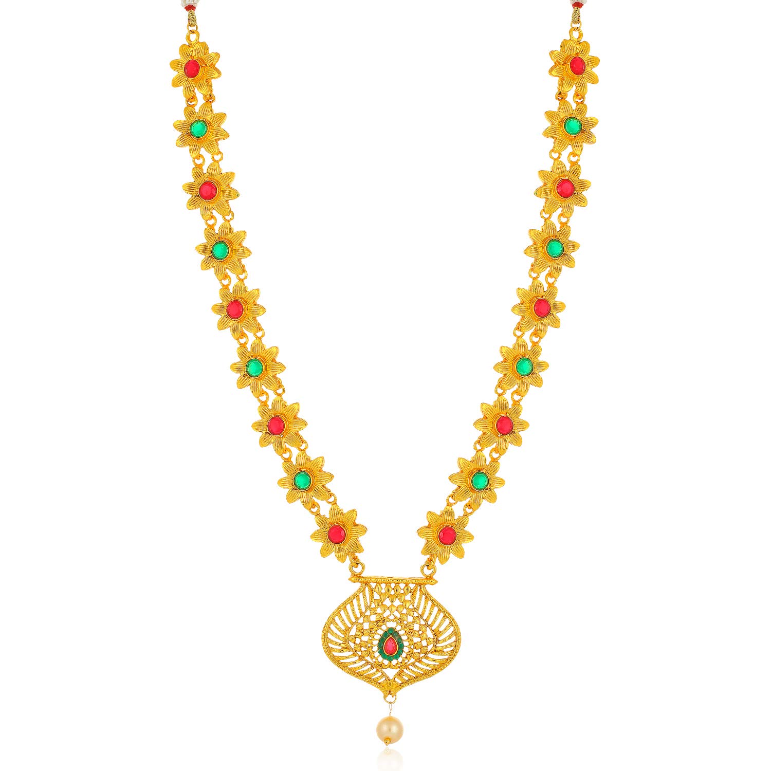 See full amazon price history chart for Sukkhi Pretty Gold Plated Floral Collar Necklace for Women (N79299SK) Sukkhi Pretty Gold Plated Floral Collar Necklace for Women (N79299SK) (B09BVR7LSK) Amazon Price History, Amazon Price Tracker