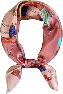 [BRMM MIA] 100% シルク 53cm 正方形レディース スカーフ 通勤 トオフィススカーフ ハンカチ スカーフシルク バレンタインギフト