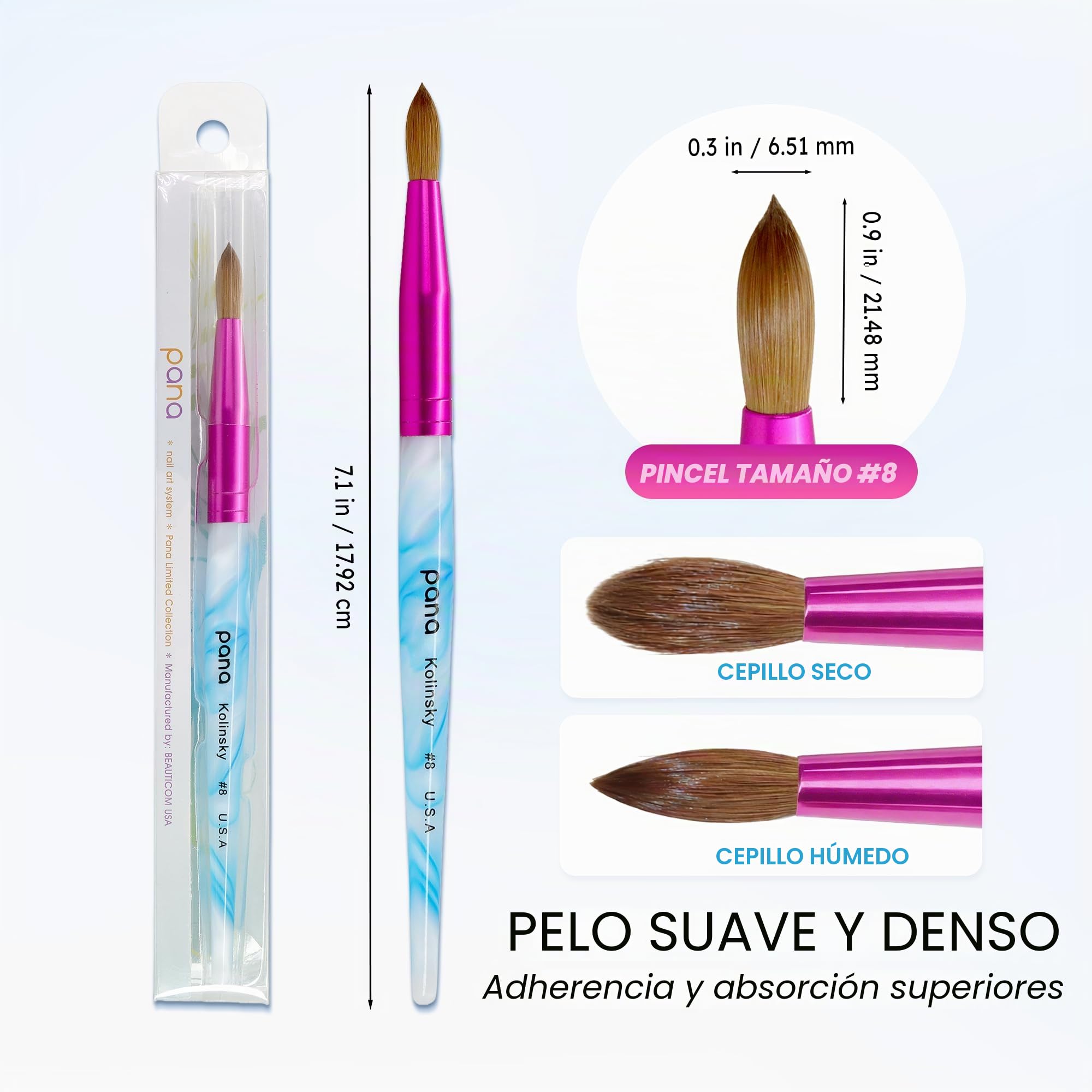 Cepillo para uñas (rojo2)