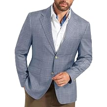 Mens Suit Jacket Blazer Casual Plaid Stripe Slim Fit Single Breasted Mens Tuxedos Jackets Party Sport Coats Blazers