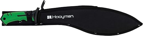 Miniatura 3 de Hooyman Machete con construcción resistente, mango ergonómico antideslizante y funda para cinturón para jardinería, gestión de tierras, bushcraft,