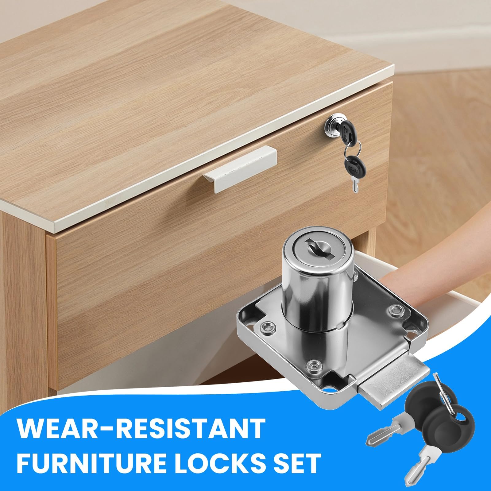 seeeka様 SDTC Tech Drawer Lock with Keys and Matching Screws for
