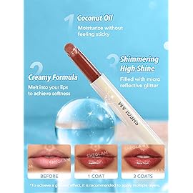 SHEGLAM Pout-Perfect Moisturizing Solid Lip Gloss Shimmer Lip Plumper - Sepia Kiss