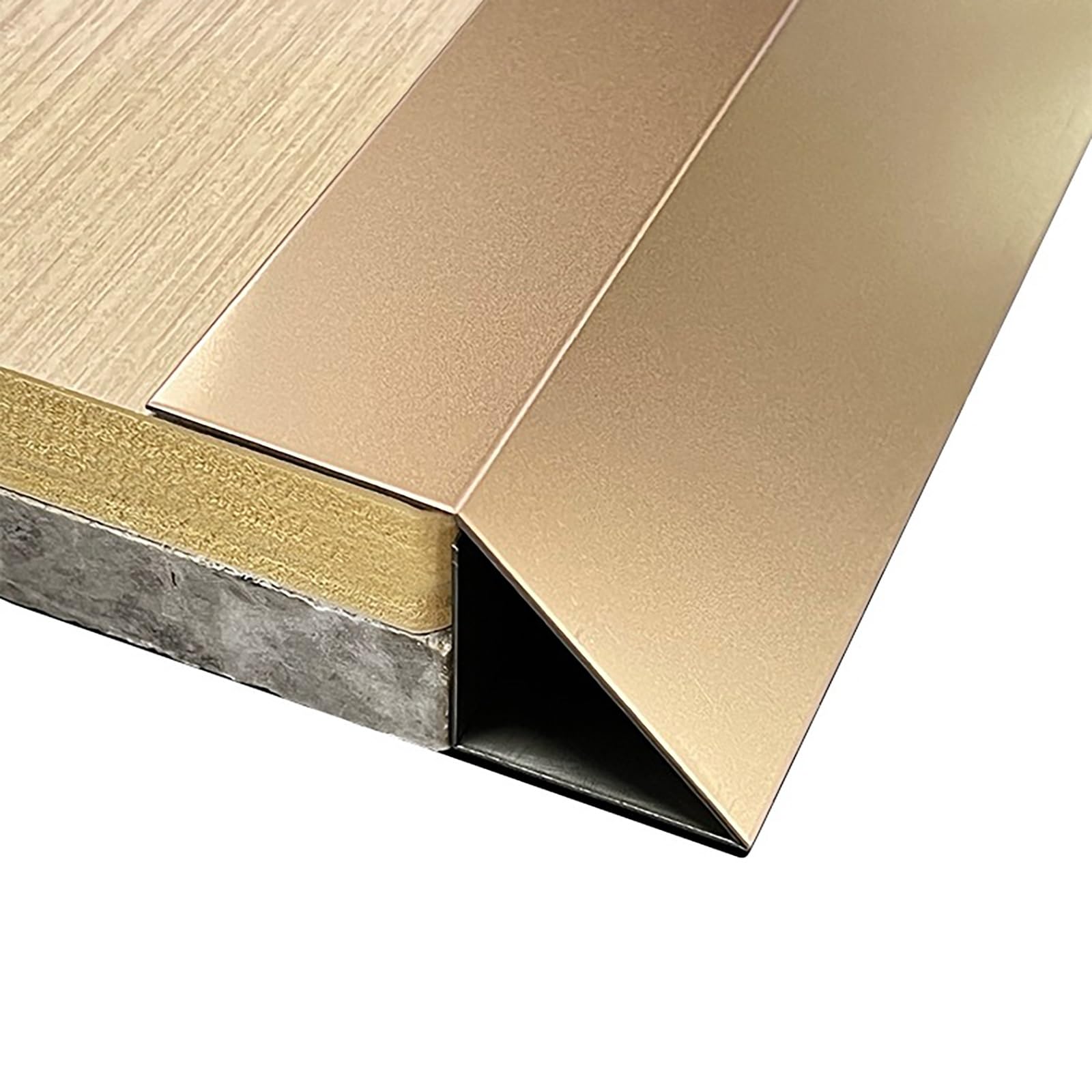 Striscia autoadesiva Trat da 1/2/3/4/5 cm, altezza 100 cm, in lega, larghezza 50 mm, protezione per pavimenti senza soluzione di continuità