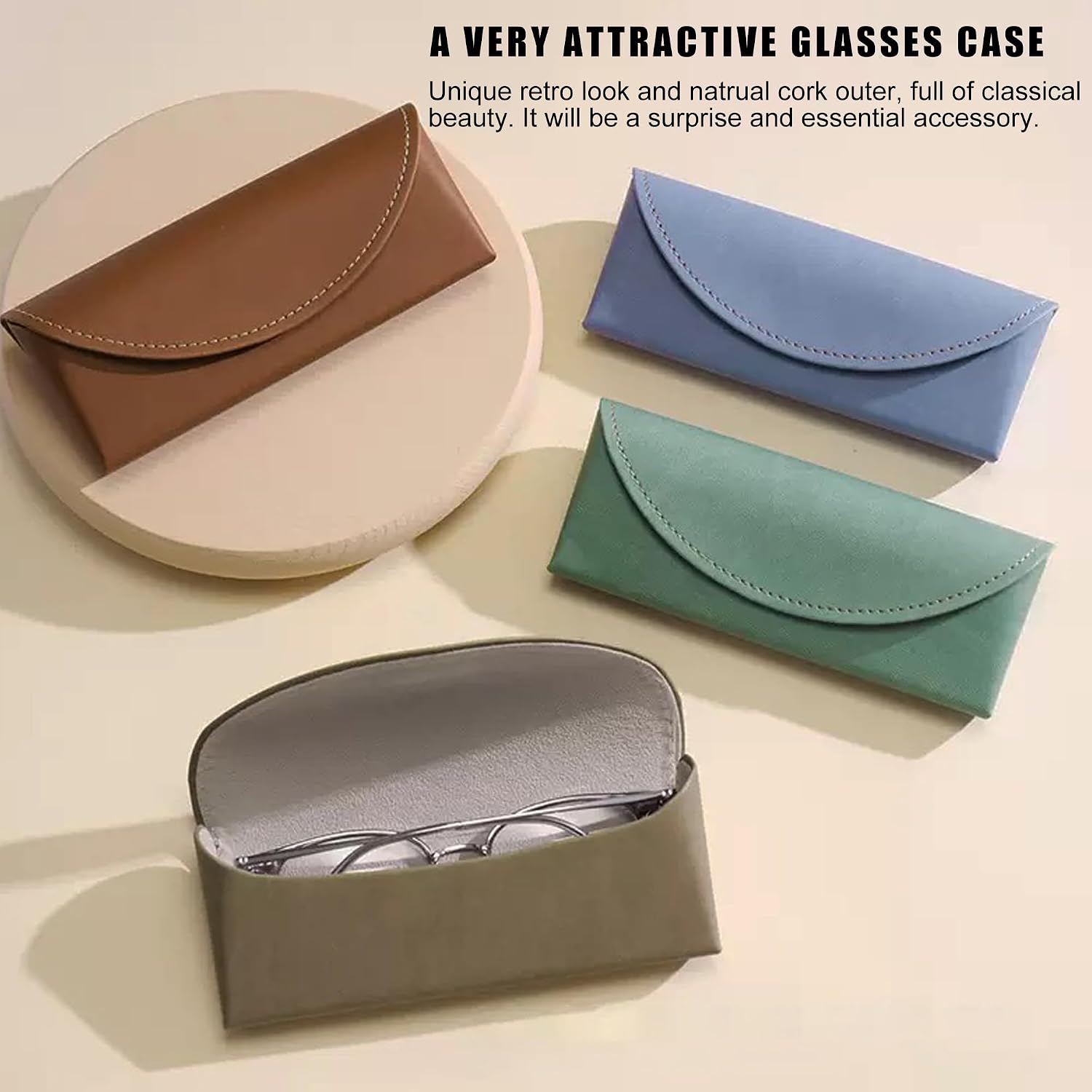 Longjet Eyeglasses Case Hard Shell, Eye Glass Protective Holder, for Eyewear and Sunglasses image 2