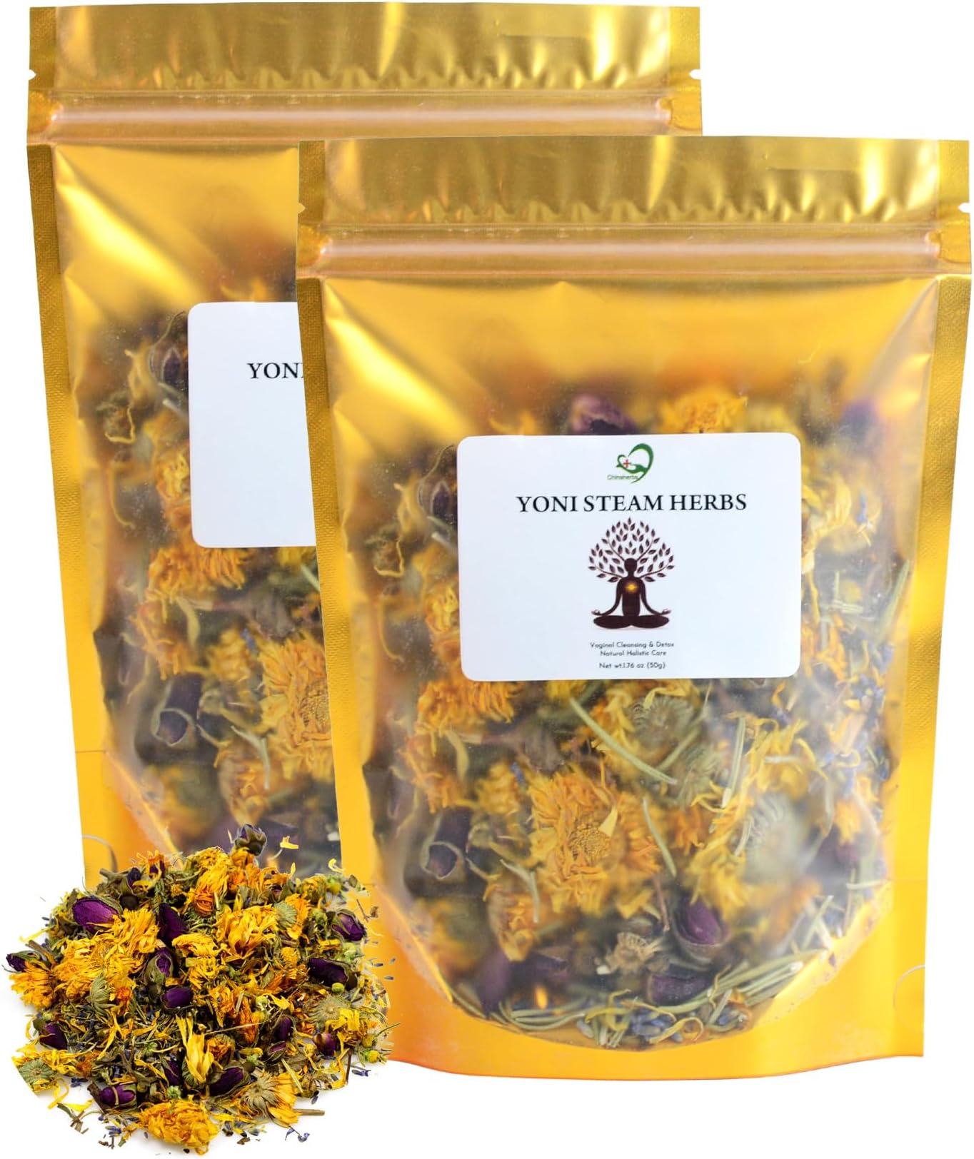 Aromlife Natural Yoni Steam Herbs for Women Ccleansing, Yoni Vaginal Steam Kit for Female Ccleansing and Tightening, 3.5 OZ V Steam at Home Pack of 2