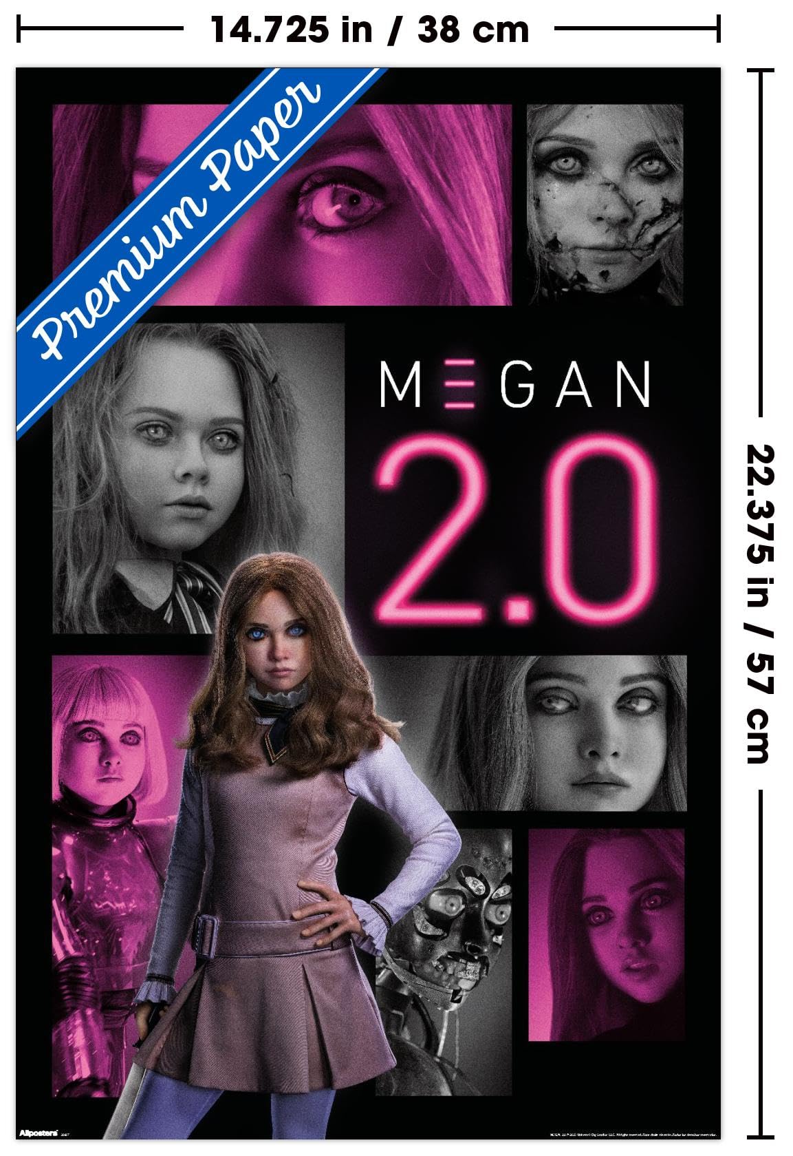 Amazon.com: M3gan 2.0 - One Sheet Wall Poster, 22.4L