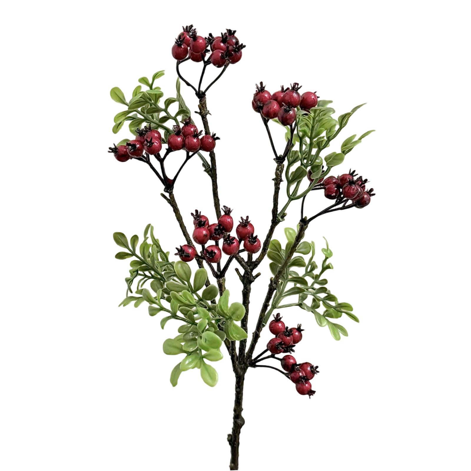 Shntig Realistic Blueberry 62CM High Artificial Plant with Simulation Berries for Home Flower Arrangement Hotel Reception Artificial Whortleberry Deck