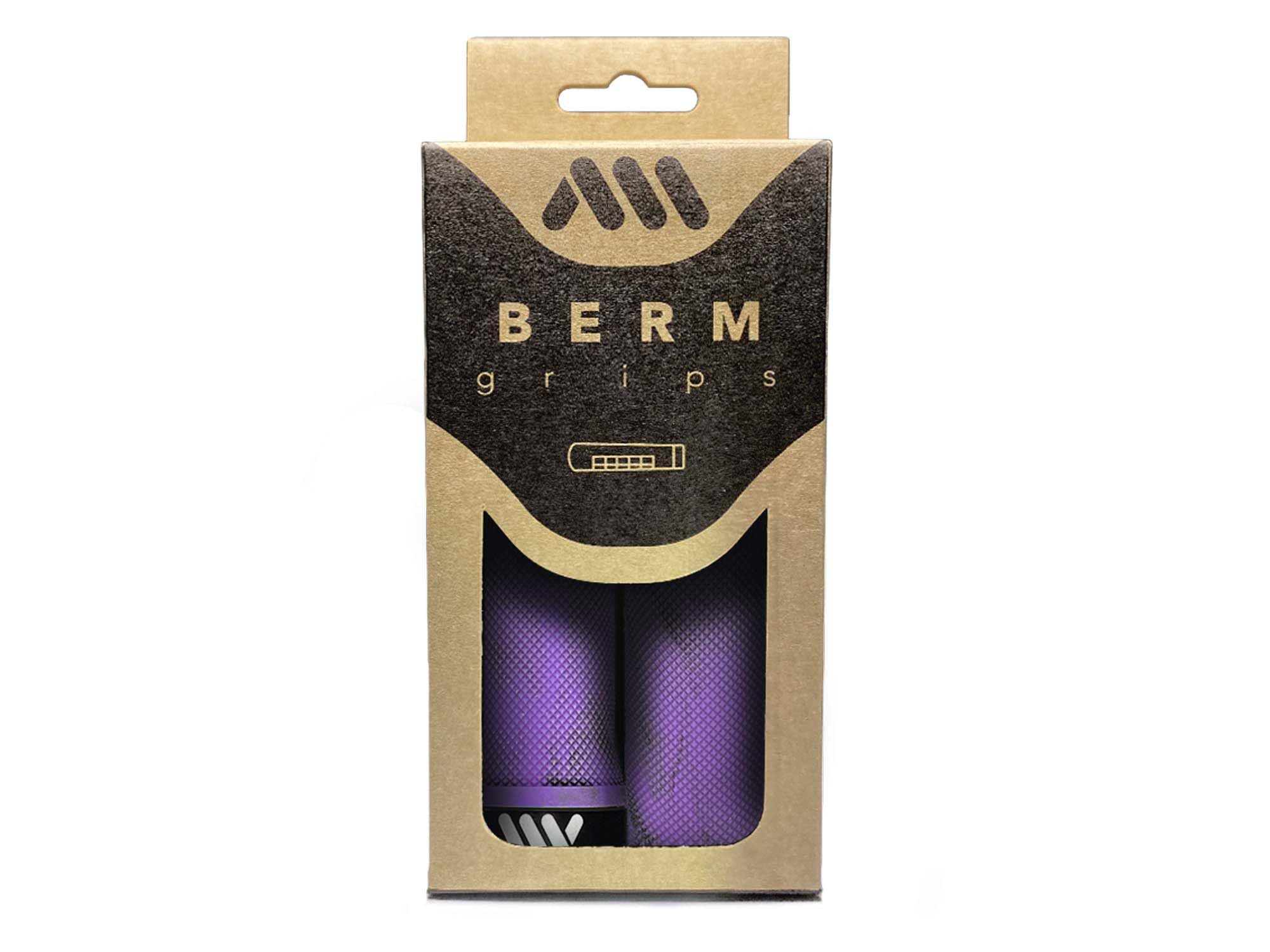 All Mountain Style AMS Berm Grips - Blokowana średnica stożkowa, wygodne uchwyty