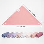 Bearmoss Muslin Baby Bibs 100% Cotton Baby Bandana Drool Bibs for Unisex Baby Girls Boys Drooling and Teething | Soft Absorbent Adjustable Bibs for Unisex Boys and Girls,Easy to Clean for Infant,Toddler, Newborn,Wider design,0-36 Months