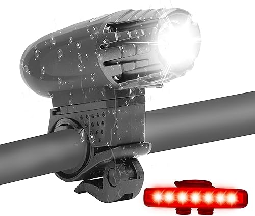 Himiway Juego de luces LED para bicicleta+ indicador de batería + bocina+ velocímetro + bocinafaros mejorados para bicicleta de 400 lm800 lm1500 lm