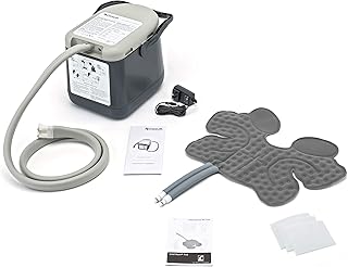 Ossur Cold Rush Compact Therapy Machine System with Ankle Pad - Ergonomic Ice Machine for Ankle After Surgery - Lightweight and Quiet Ice Pack Wrap - Strong Cryotherapy Freeze Kit Pump