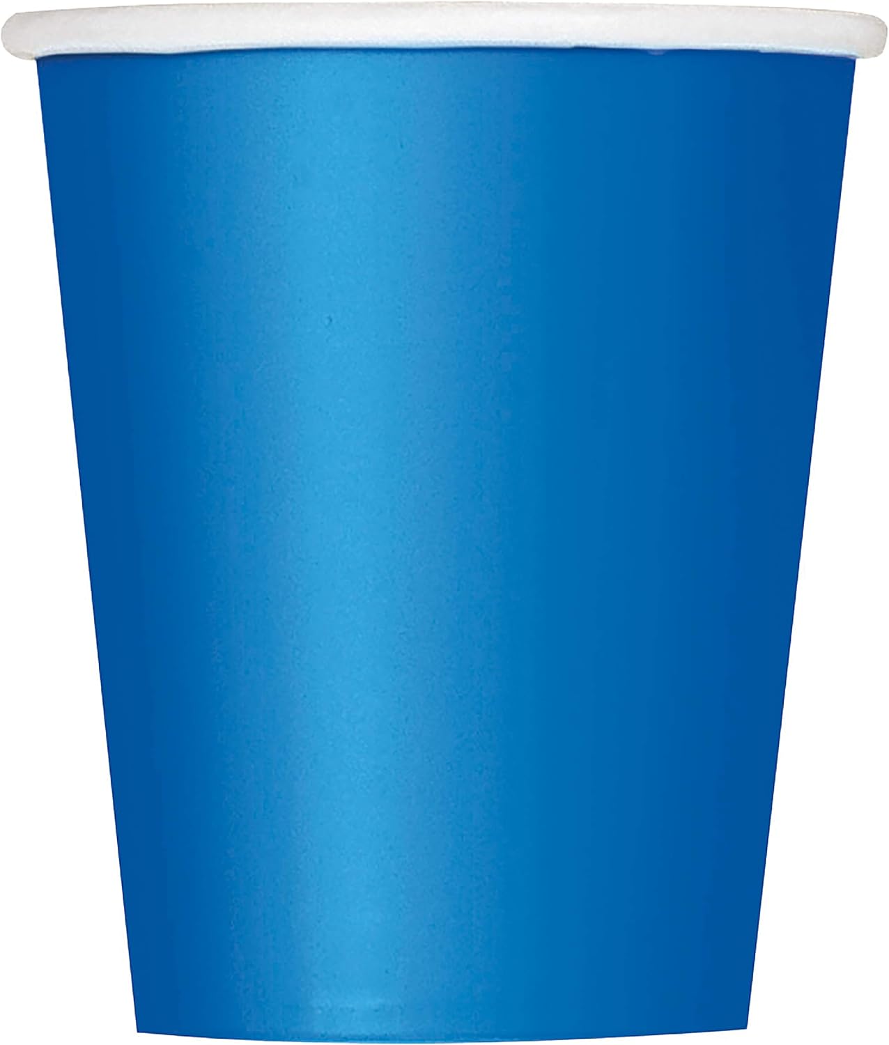 Unique Solid Paper Cups, 9oz, Royal Blue