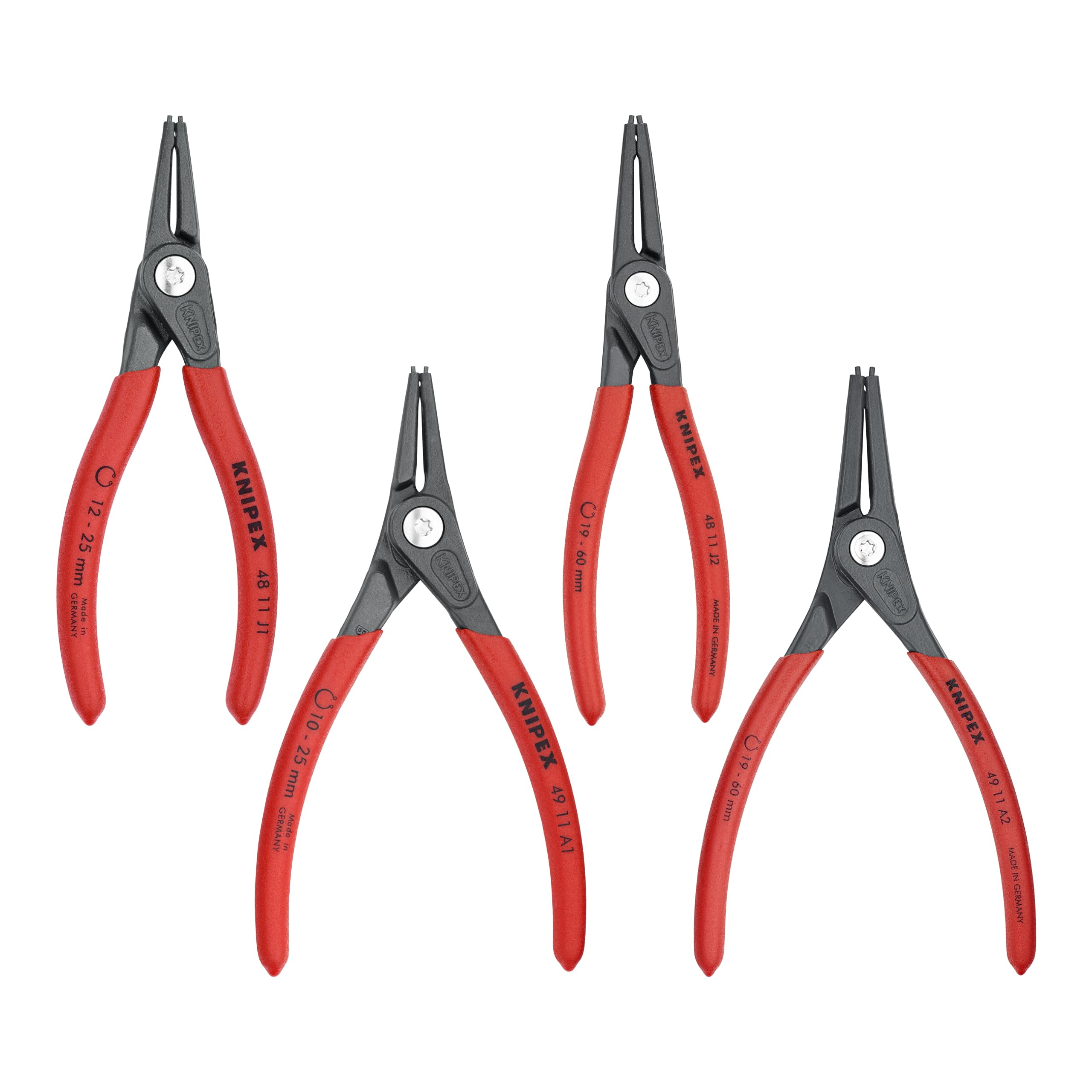 Knipex 00 20 03 SB 4 piezas – snap-ring Juego de alicates de precisión