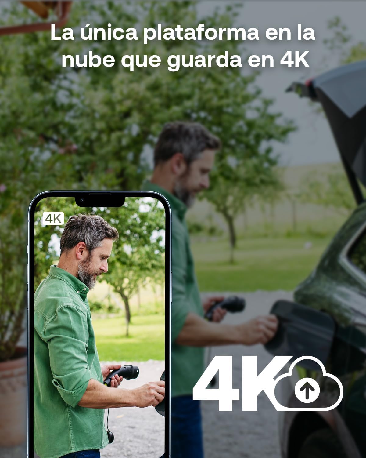 Arlo Ultra 3 - Cámara de seguridad inalámbrica para exteriores, 4K UHD, detección de IA, seguimiento automático, visión nocturna a color, Smarthub para almacenamiento local, prueba segura incluida, 2