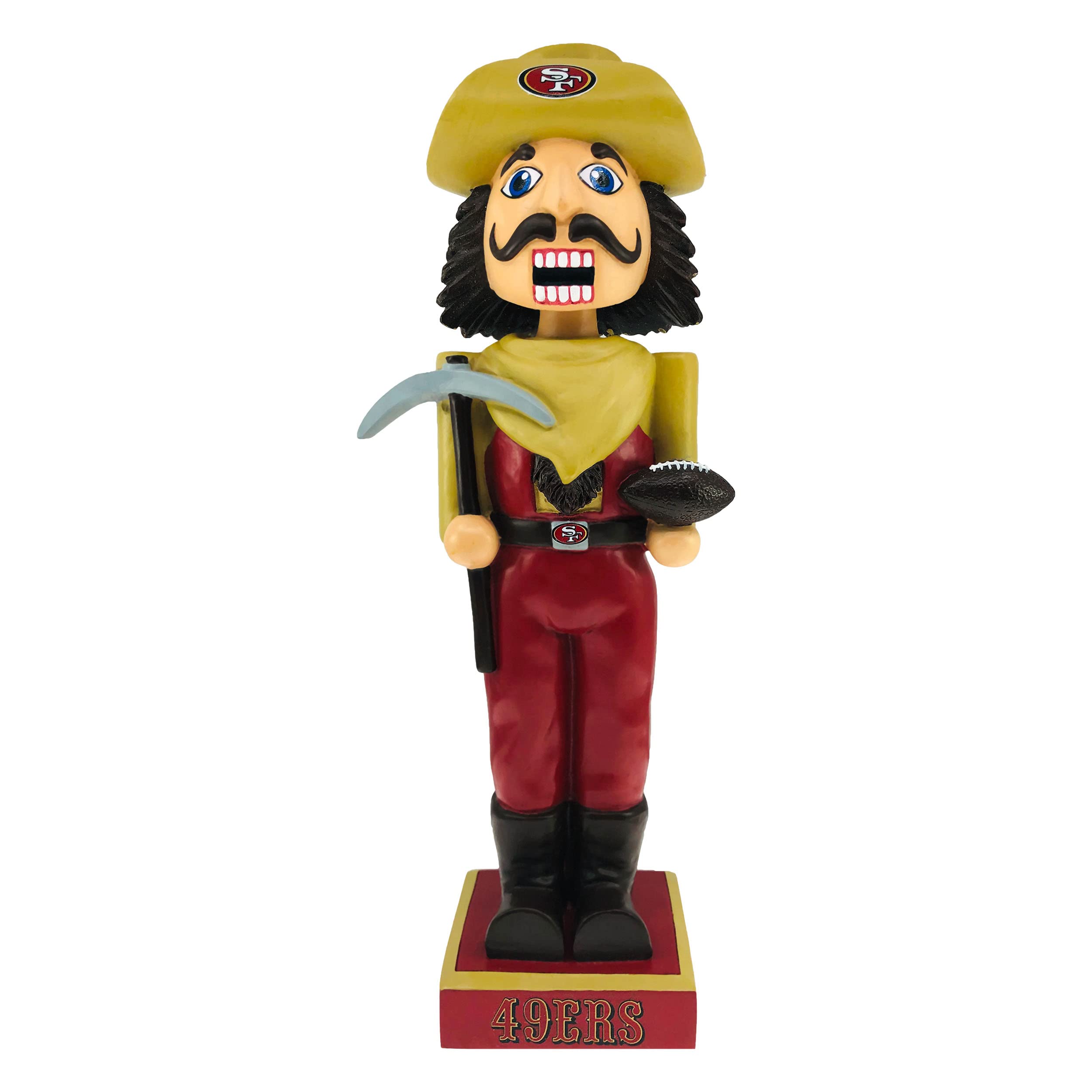 FOCO San Francisco 49ers NFL Thematic Nutcracker Bobblehead