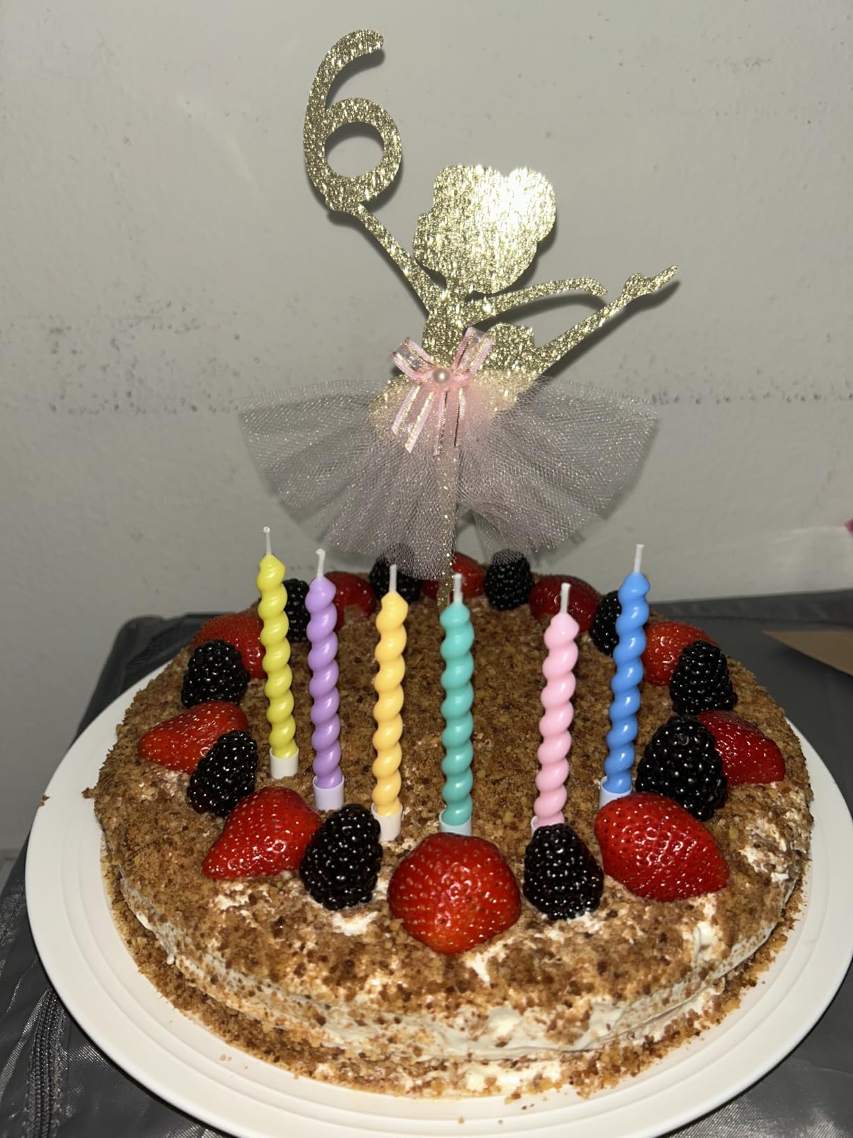 Ballett Cake Topper – Ballerina-Mädchen Zum Geburtstag