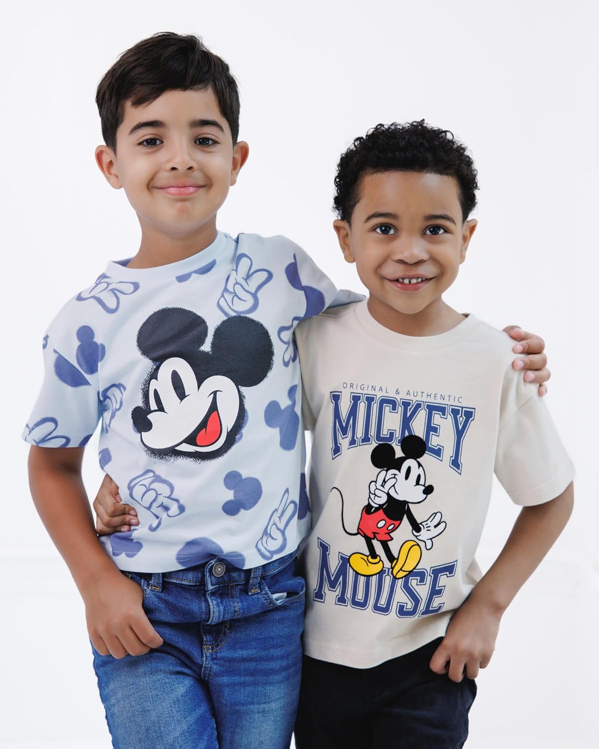 Disney Mickey Mouse 3 Pack T-Shirts Infant to Big Kid Sizes (18 Months - 18-20)