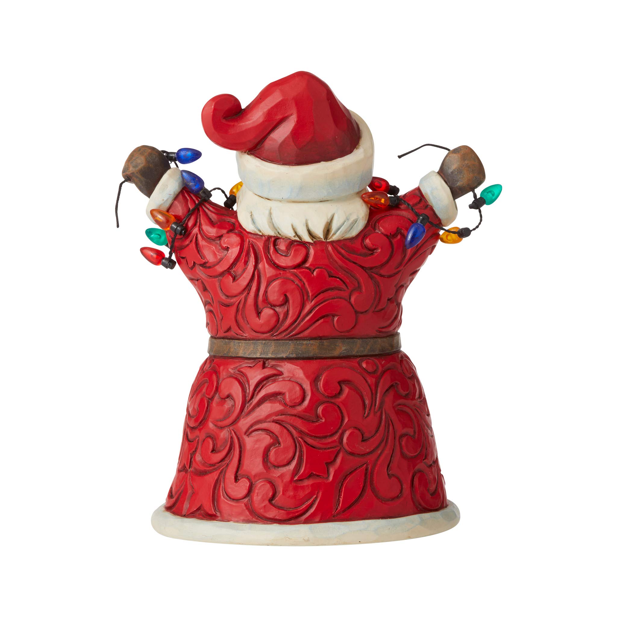Enesco Heartwood Creek - Figura di Babbo Natale seduta su Mini
