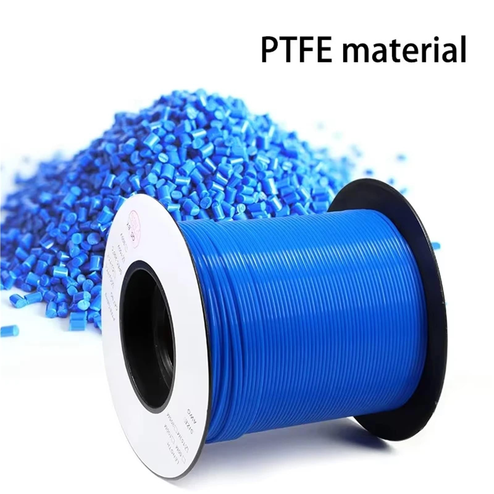 PTFE Tubo Protector de calor capilar aislado FEP resistente a la corrosión de alta temperatura del tubo(Yellow,10M X 1PC_11L(2.41X2.81))
