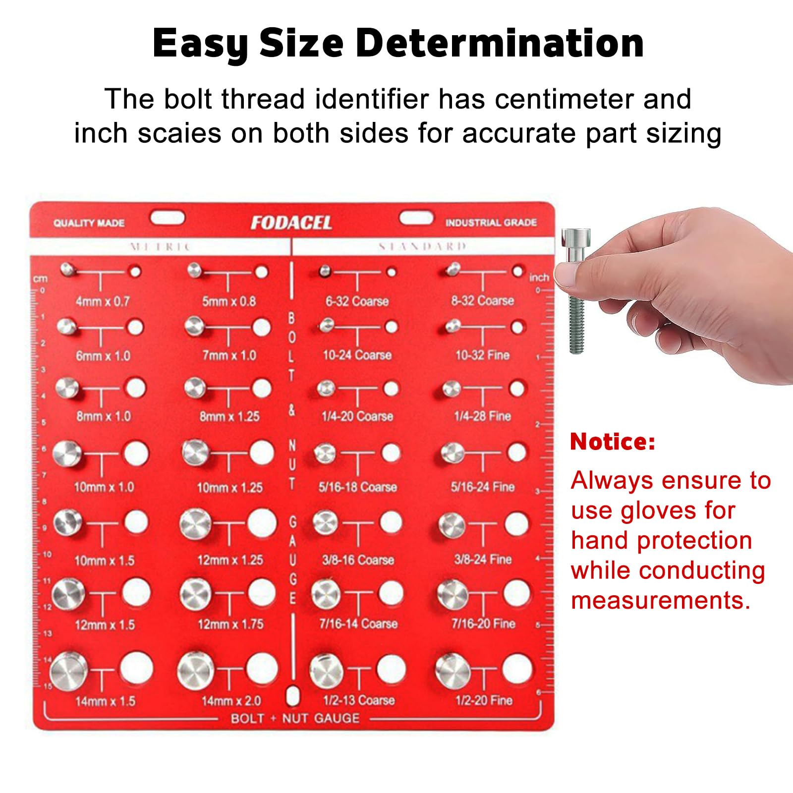1pc Nut Thread Checker 14 Metric 14 Standard - Ireland - View #7