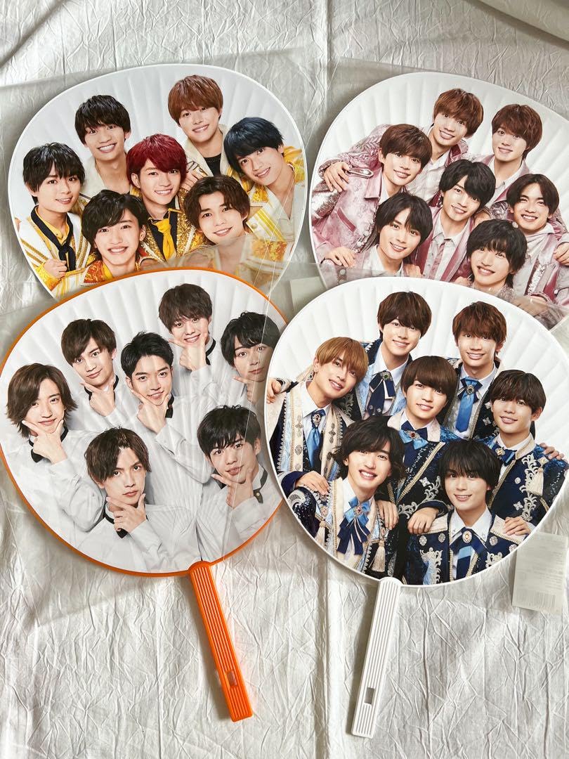 Amazon.co.jp: なにわ男子 集合うちわ4本セット V : ホーム＆キッチン