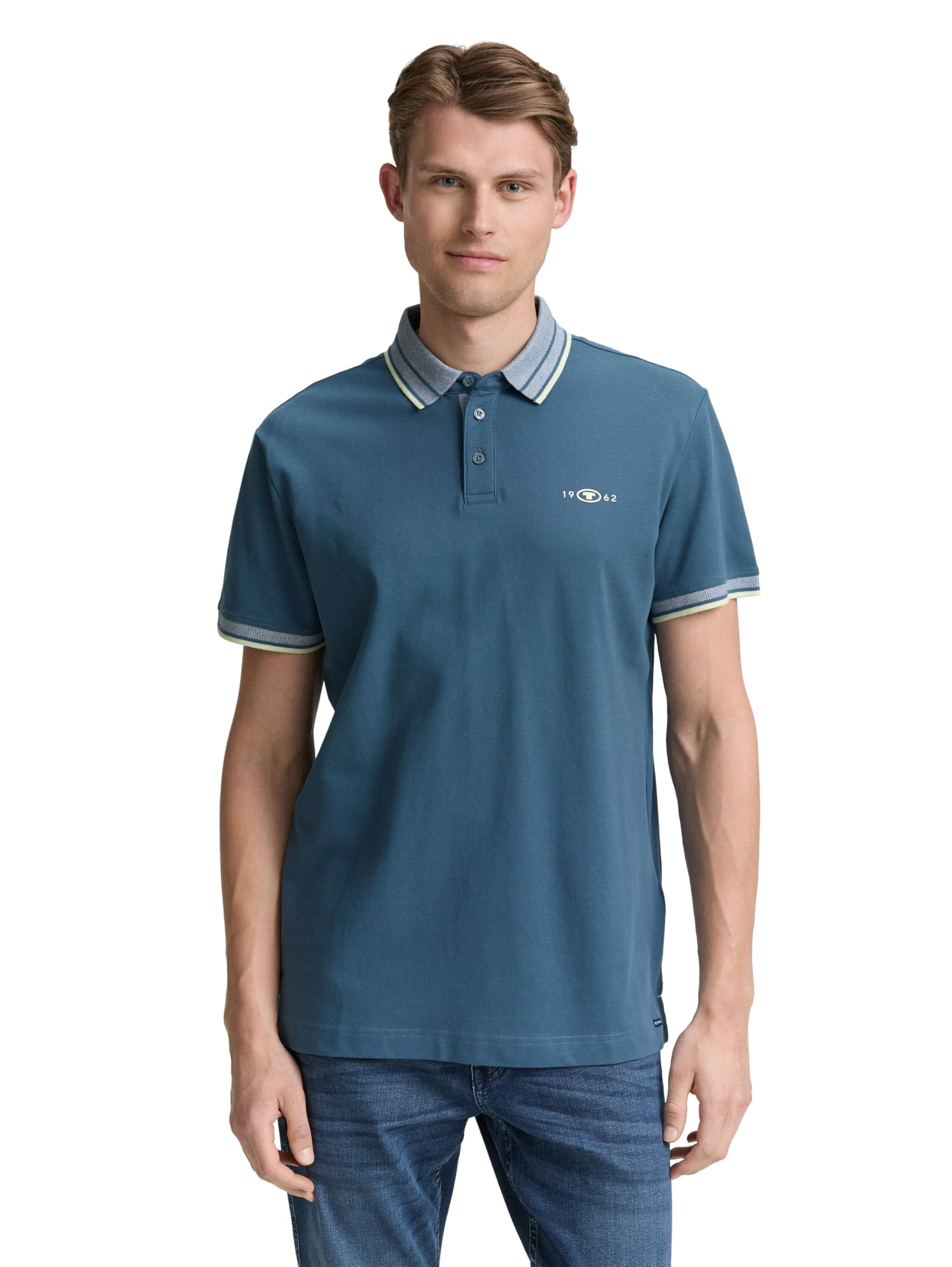 Tom Tailor 1045629 Polo Uomo (Pacco da 1)