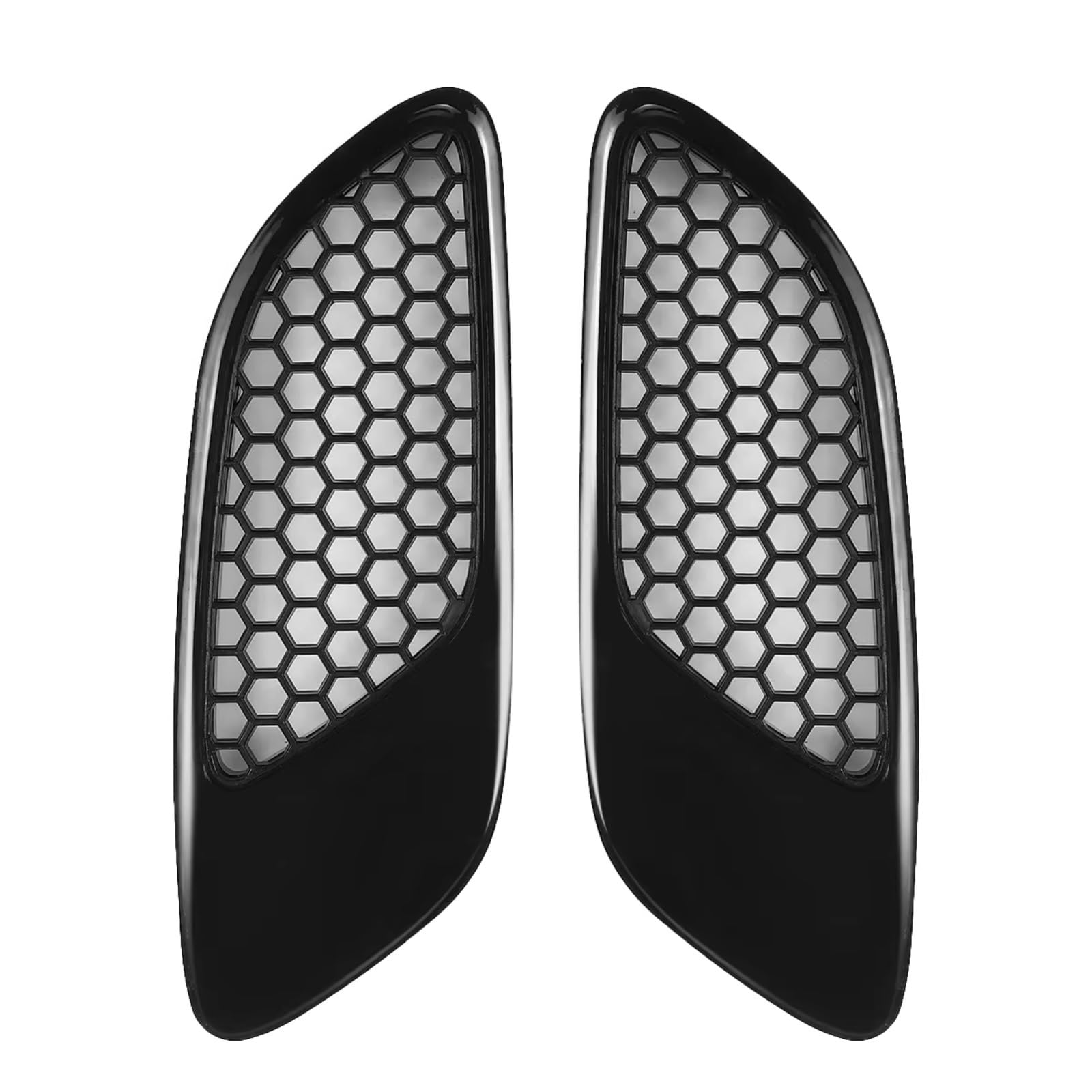 Grille d'aération de capot de voiture cache de remplacement Jeep Wrangler noir