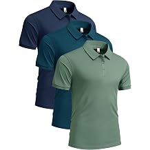 NELEUS Mens Polo Shirt Short Sleeve Quick Dry Shirts Golf Polos Collared Work Shirts for Men