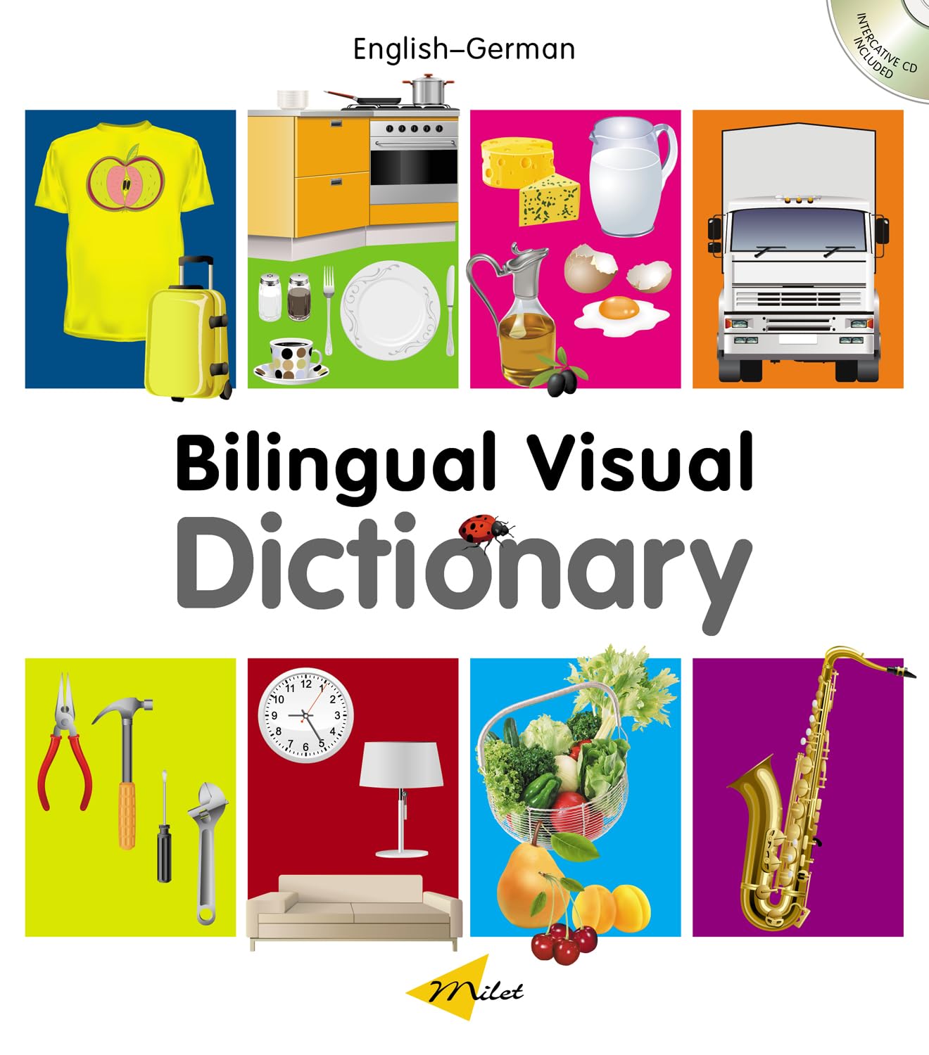Milet Bilingual Visual Dictionary (English-German) (German and English Edition)