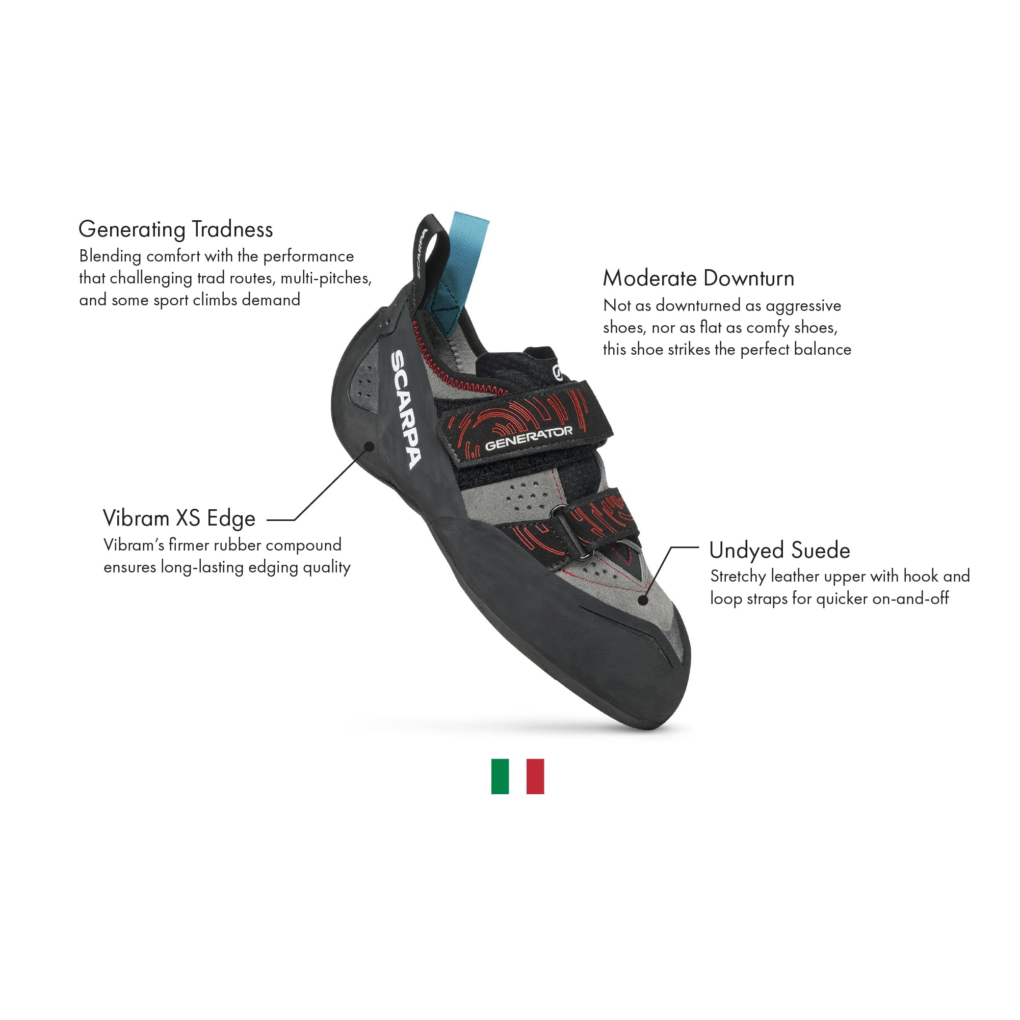 Scarpa Herren Generator V Kletterschuhe Boulderschuhe