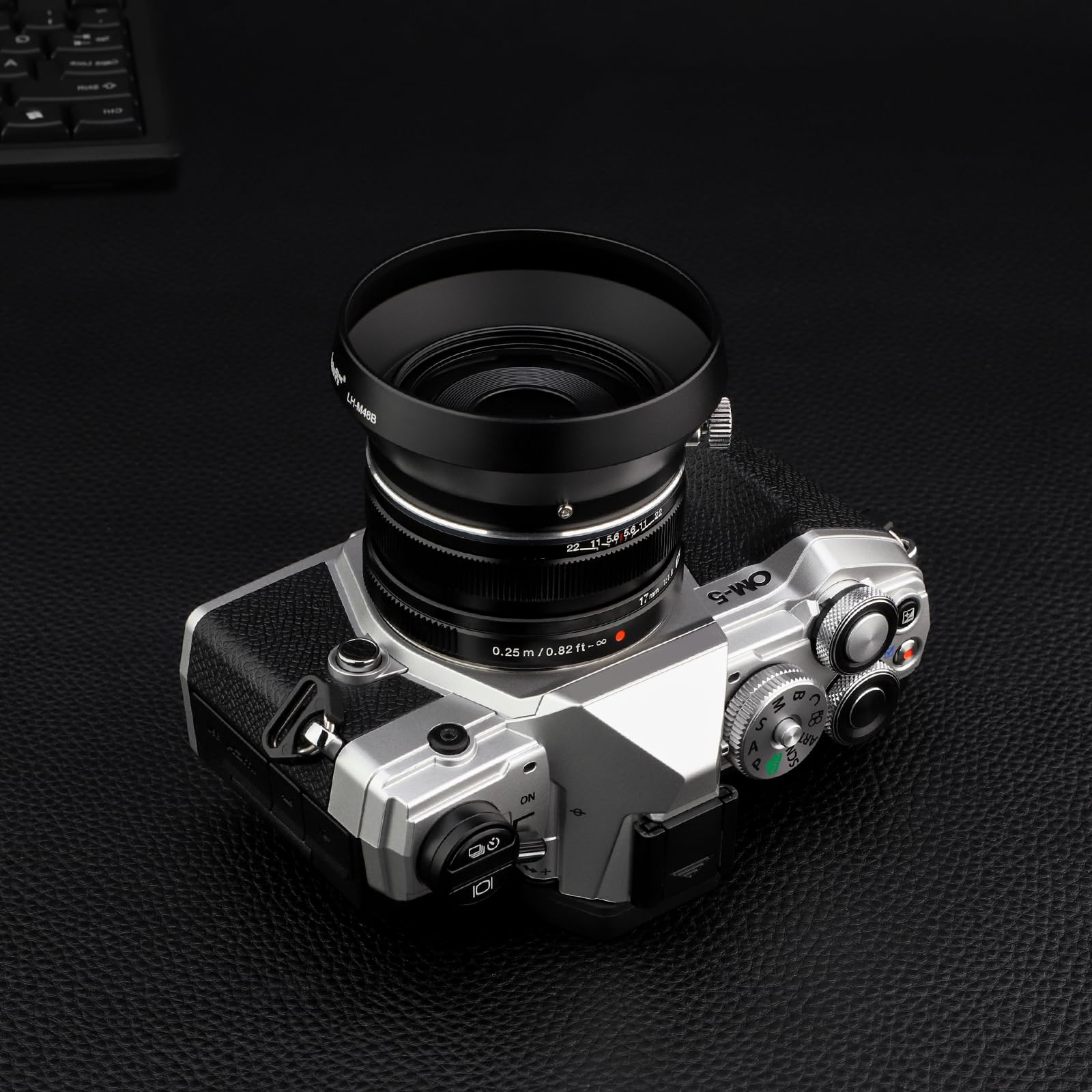 Amazon.com : Haoge LH-M48B Metal Lens Hood Shade for Olympus M