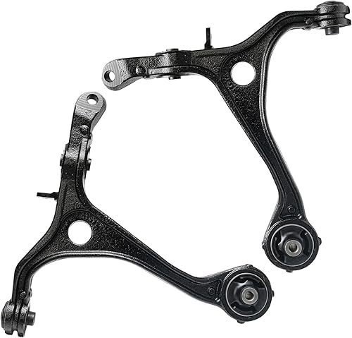 Miniatura 783 de Detroit Axle - Kit de brazos de control de extremo delantero RWD para Dodge Ram 03-06 2500 3500, 2 brazos de control superior con rótula 2 varillas