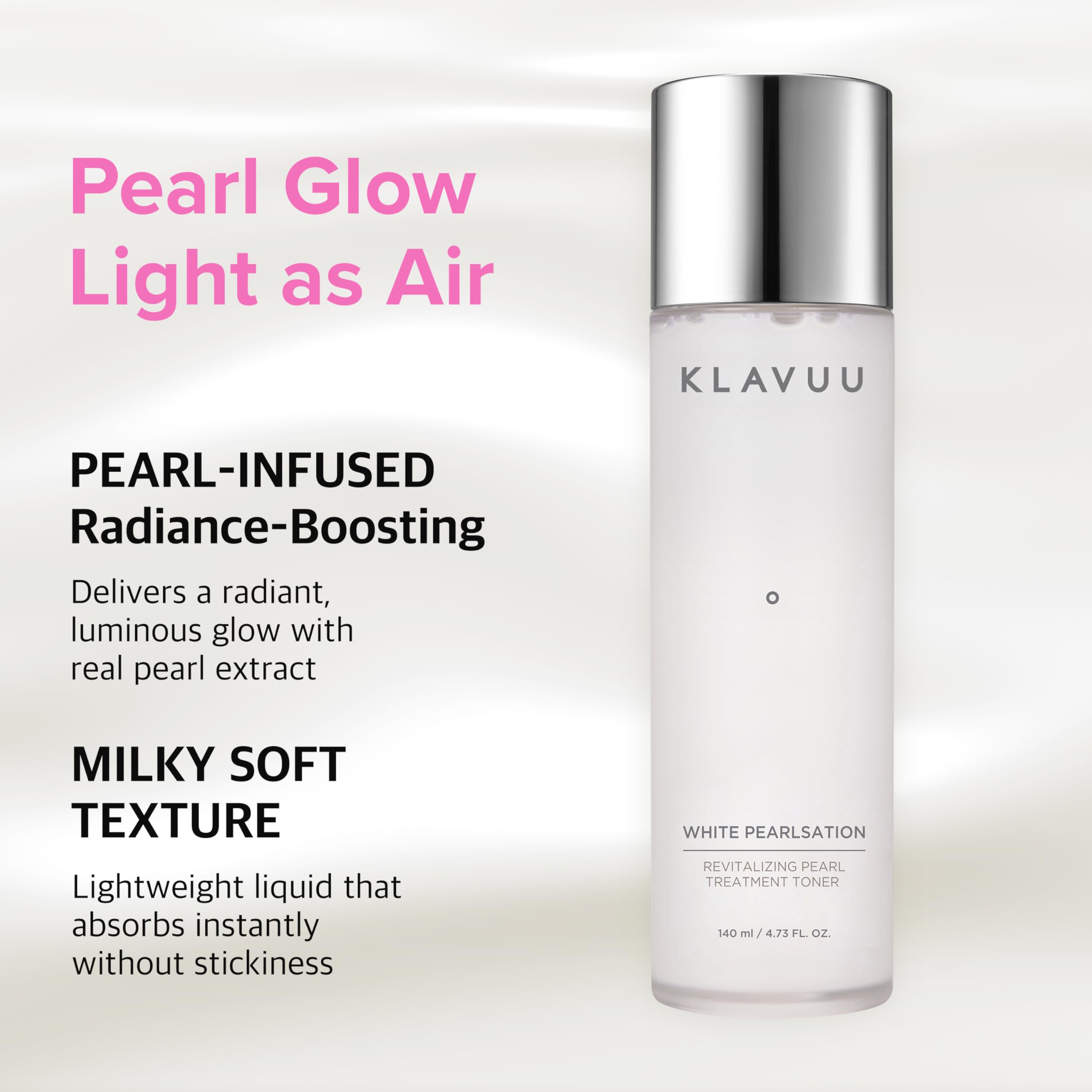 KLAVUU Weiß Pearlsation Revitalisierung Beste Perle Behandlung Toner 140Ml Für Alle Hauttypen