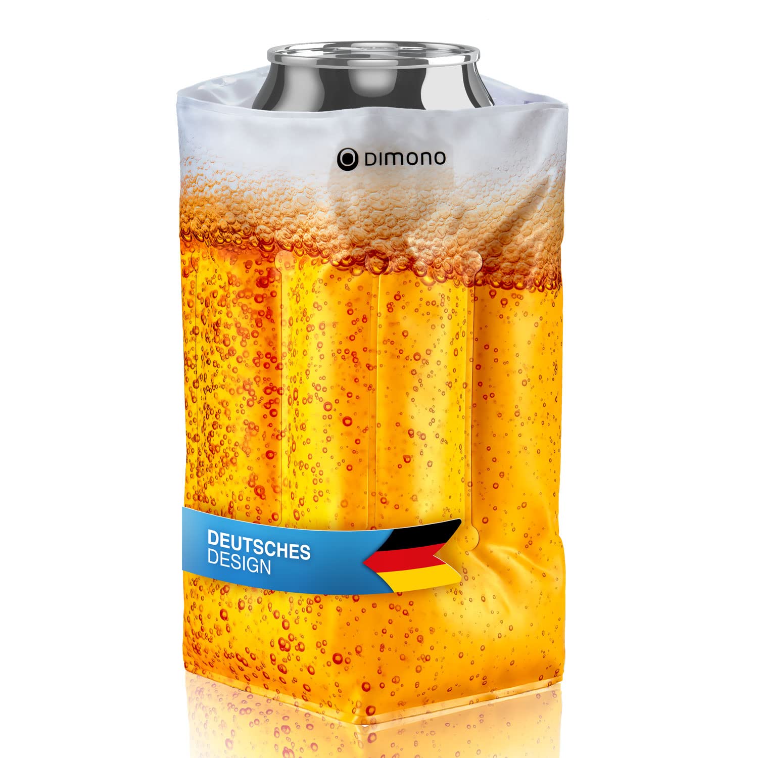 Enfriador de botellas Dimono® Enfriador térmico de champán para vino espumoso, vino y co. (Manguito de refrigeración)