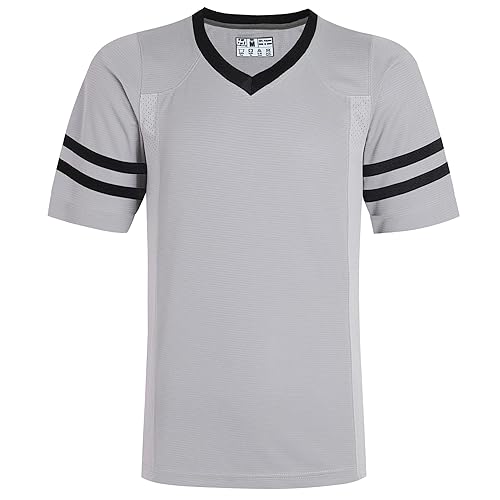 Pullonsy American Football Jerseys for Men Unisex Replica Plain Workout
