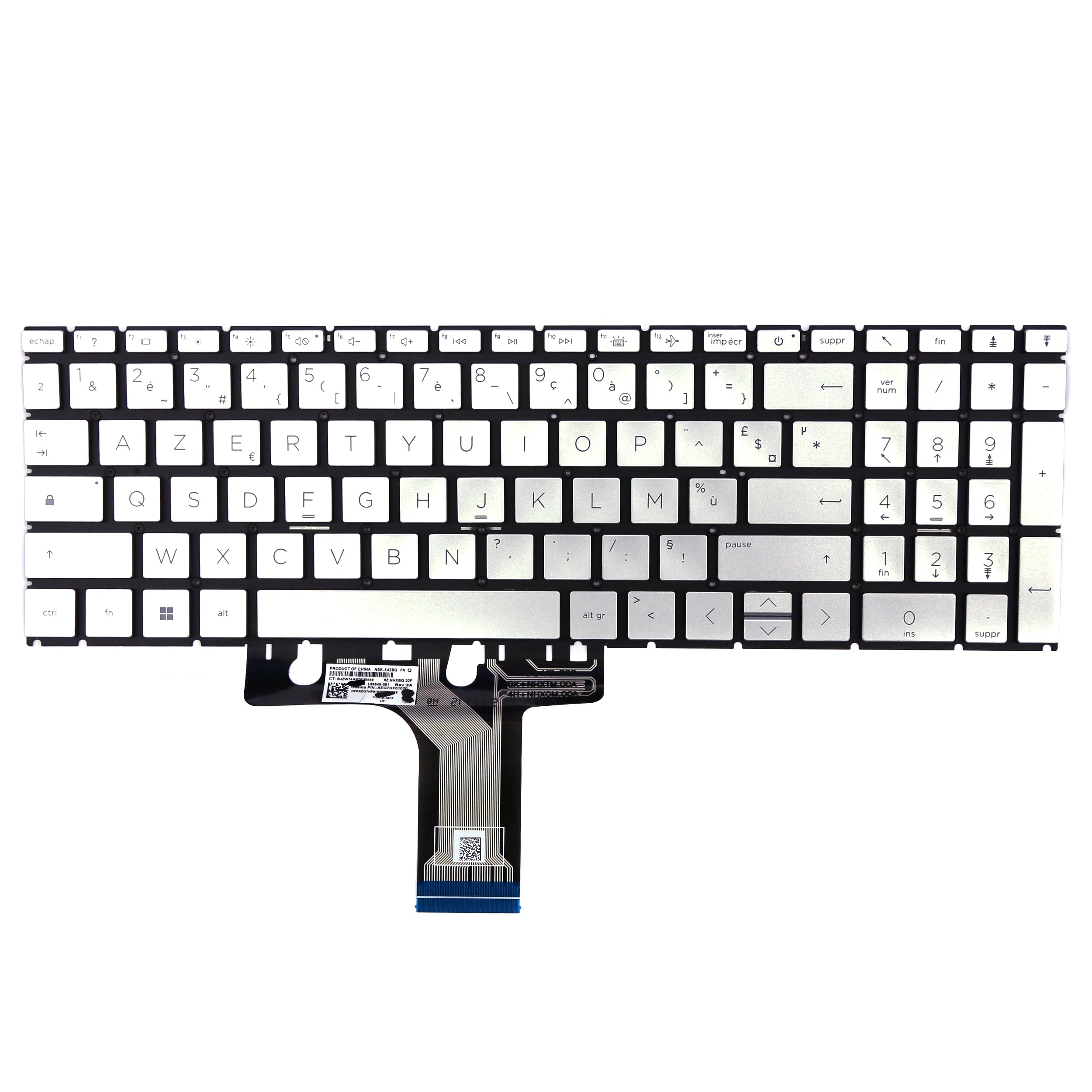 Tastiera Originale HP Pavilion AZERTY Francese – V140546DK1 FR 708168-051 Con Telaio - Foto 2