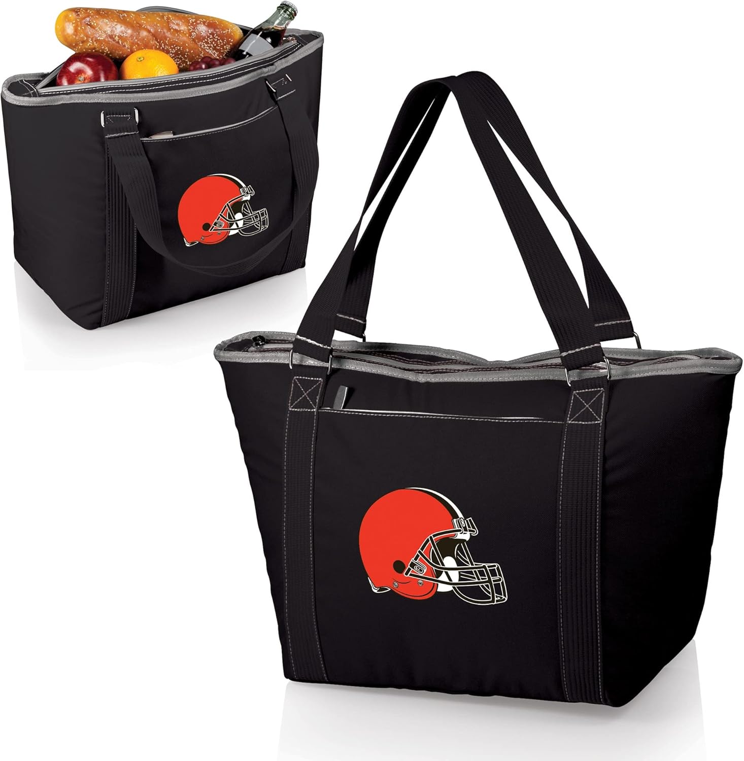 PICNIC TIME Black Cleveland Browns Topanga Cooler Tote : Sports Fan Coolers : Sports & Outdoors