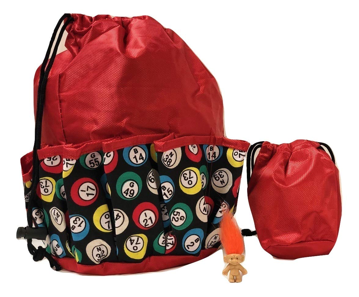 CWQZGUF Bingo Dauber Bag - Balls Design red